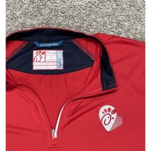 Chic Fil A Team Member Style Polo Shirt Adult XL Work Uniform Red Delivery EUC